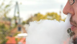 A Charleston man vaping